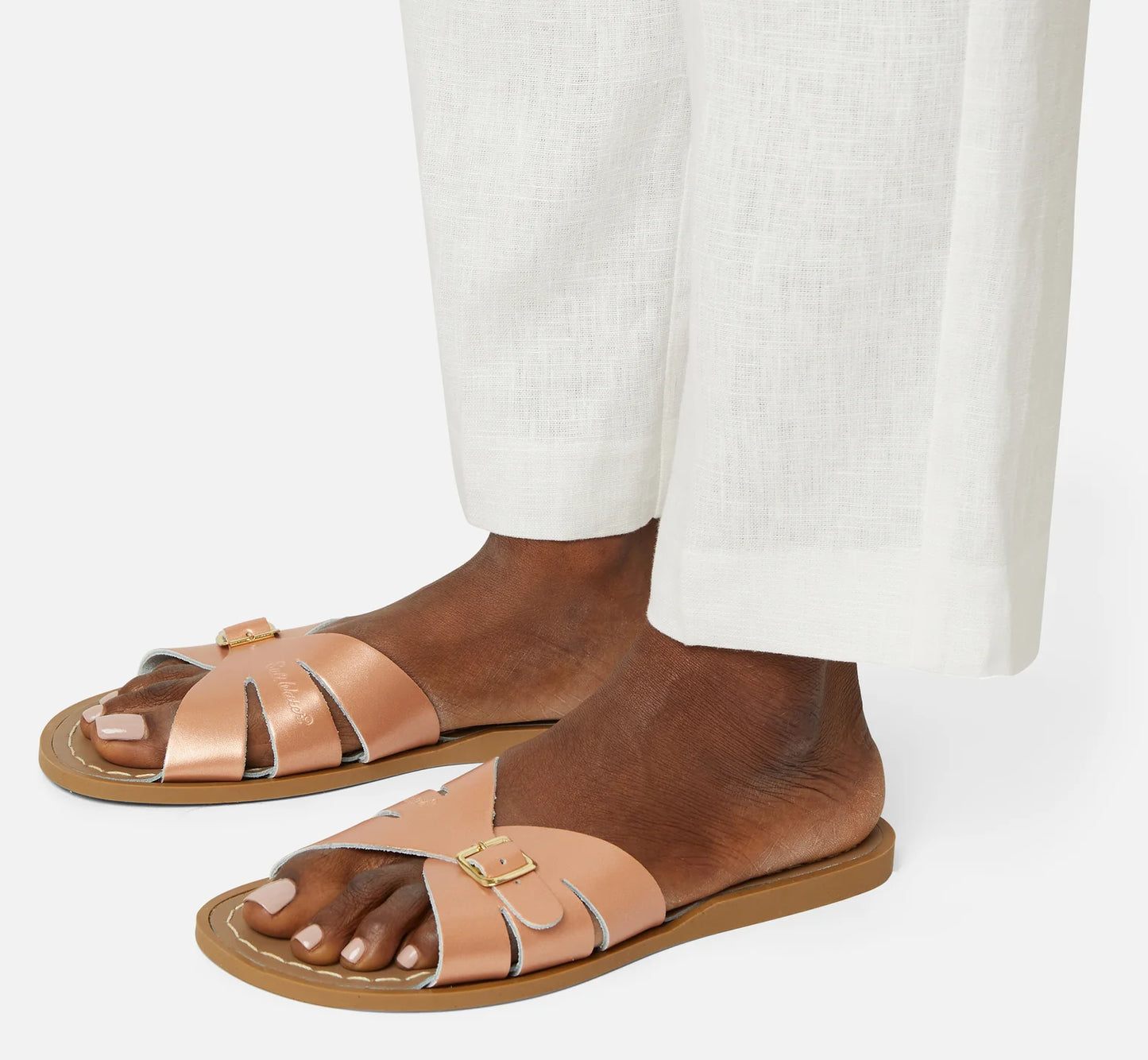 Salt Water Classic Slide - Rose Gold