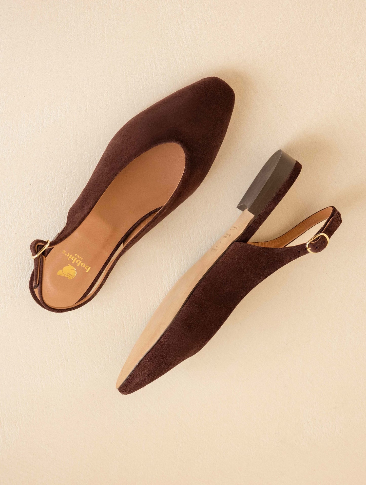 Bobbies - Anouk Marron Truffé slingback