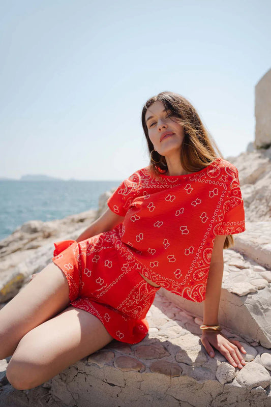 We Are Jolies - Bandana short - rood