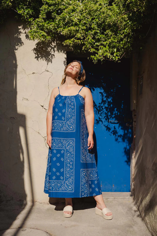We Are Jolies - Bandana kleedje blauw