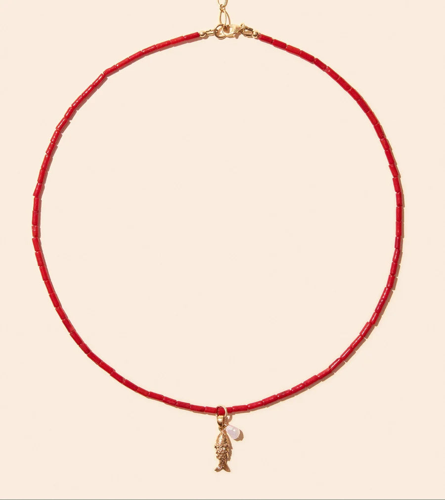 Camille Colette - Pez ketting rood