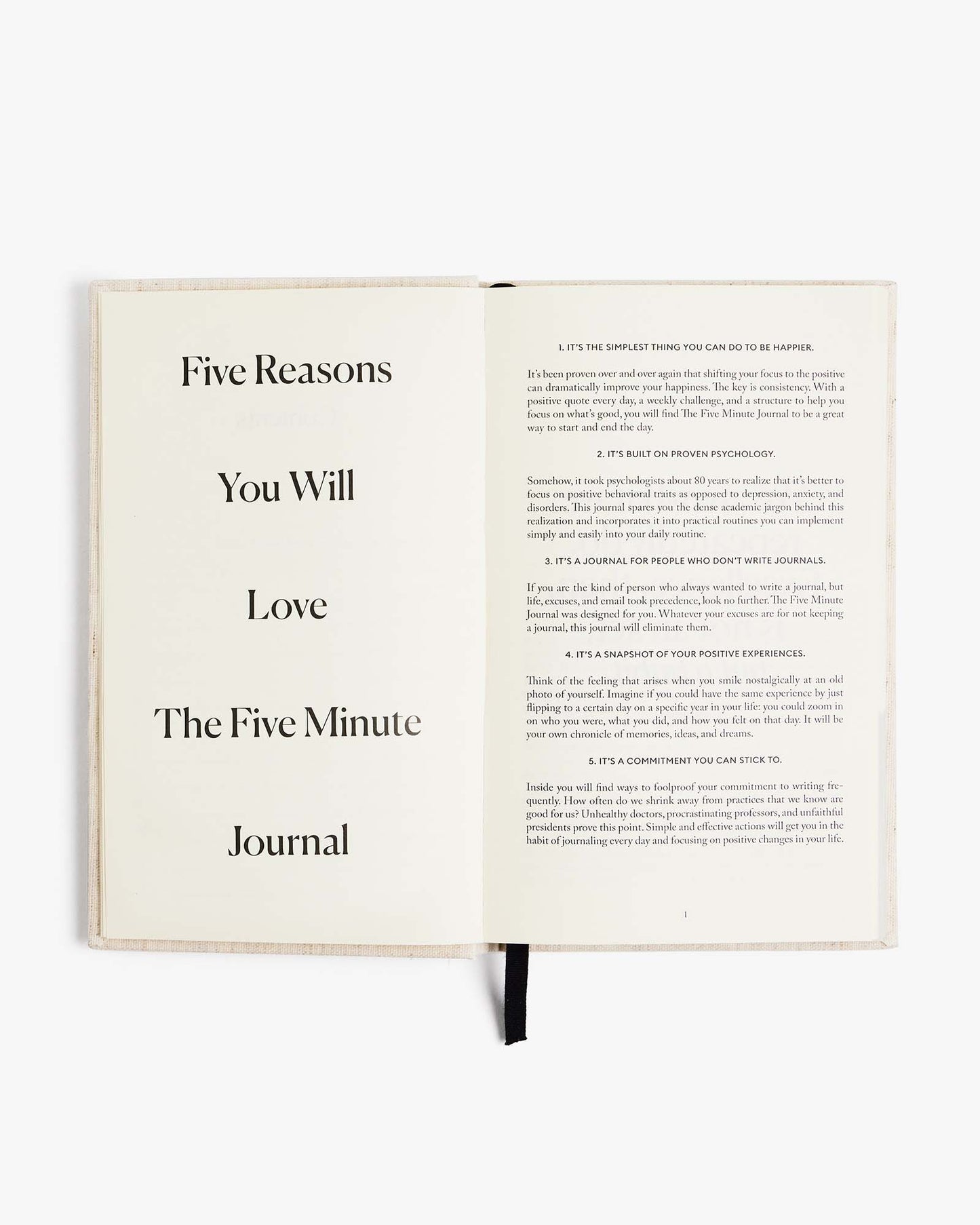 Five Minute Journal - Mocha Framboos