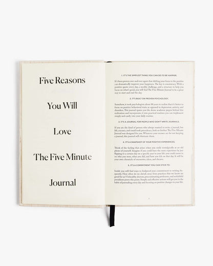 Five Minute Journal - Mocha Framboos