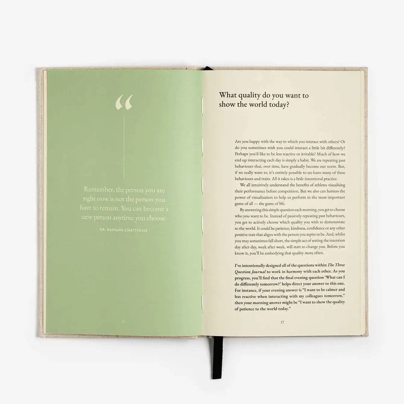 Three Question Journal - Linen