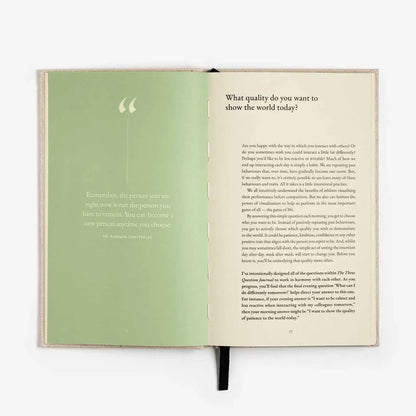 Three Question Journal - Linen