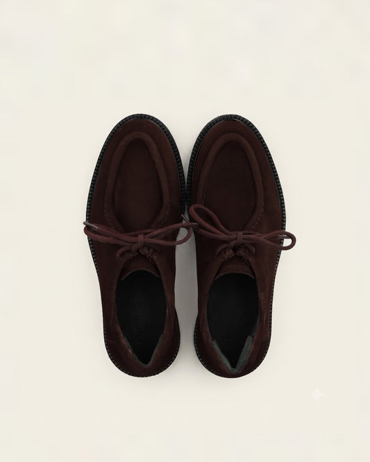 Angulus - Suède lace-up - Bruin