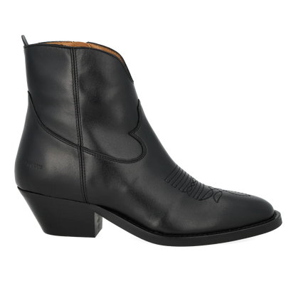 Angulus - Cowboy boot - Zwart leer