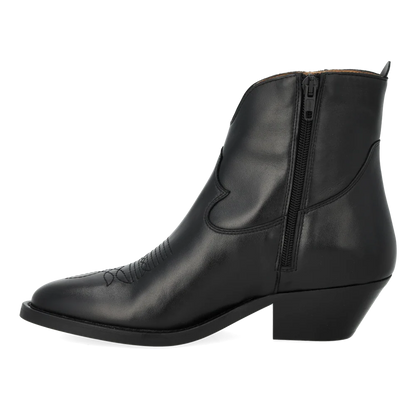 Angulus - Cowboy boot - Zwart leer