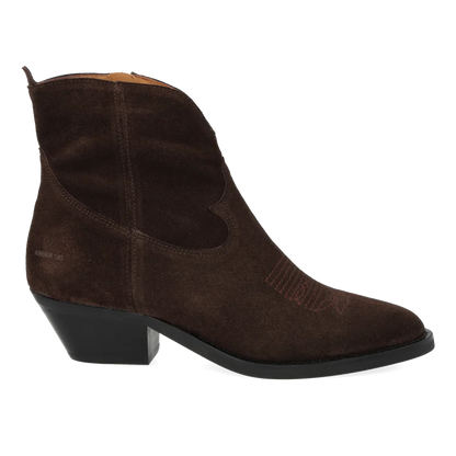 Angulus - Cowboy boot - Bruin suède