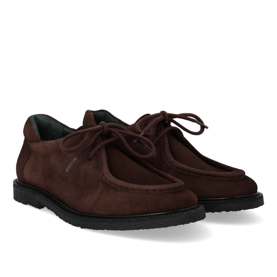 Angulus - Suède lace-up - Bruin