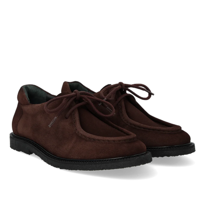 Angulus - Suède lace-up - Bruin