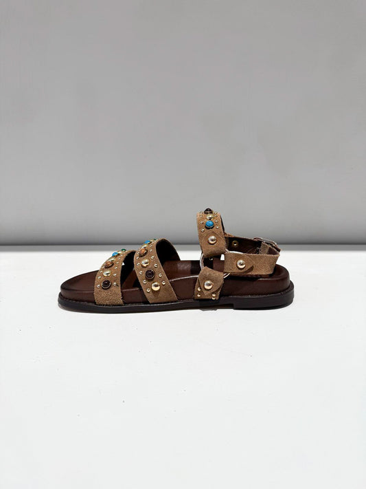 Bibi Lou - Tan boho sandalen