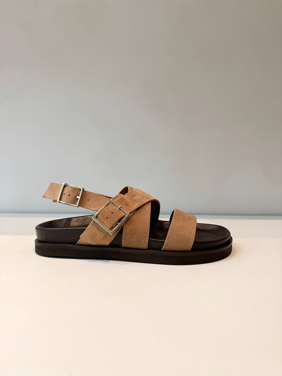 Bobbies - Nori sandal - Antilope suède