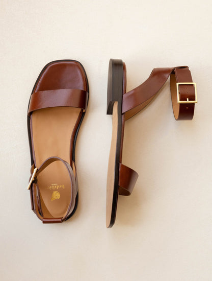 Bobbies - Nalini sandals Chestnut