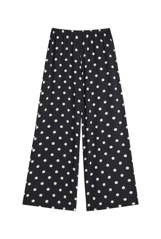 We Are Jolies - Broek met stippen - Zwart/wit