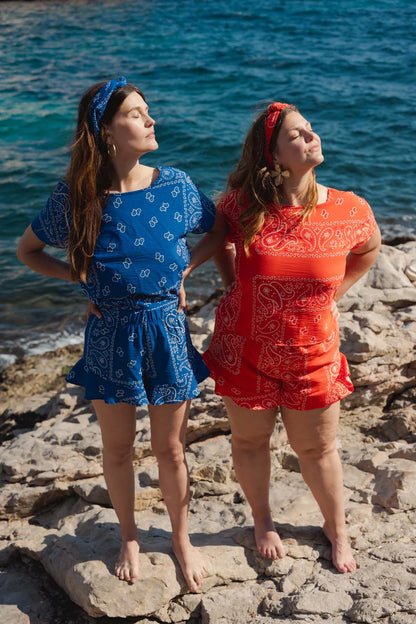 We Are Jolies - Bandana top - blauw