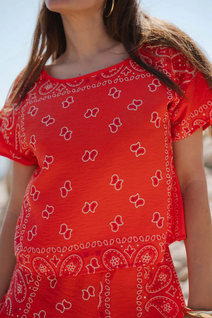 We Are Jolies - Bandana top - rood