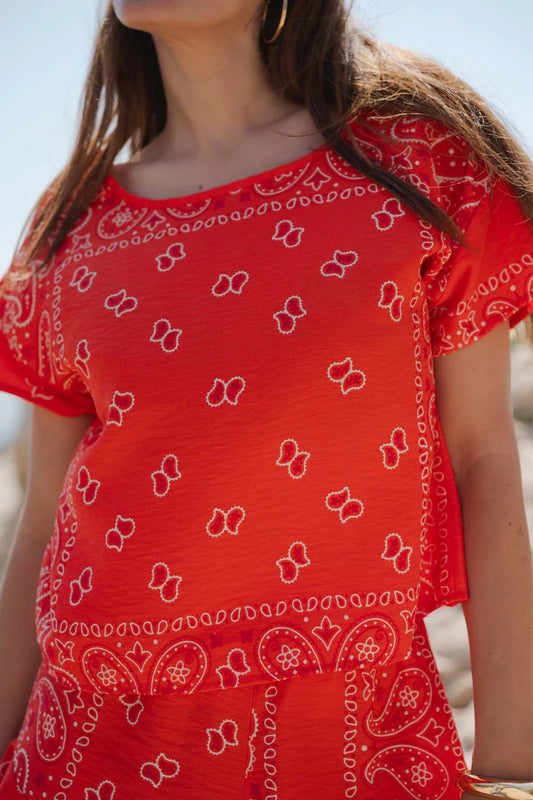 We Are Jolies - Bandana top - rood