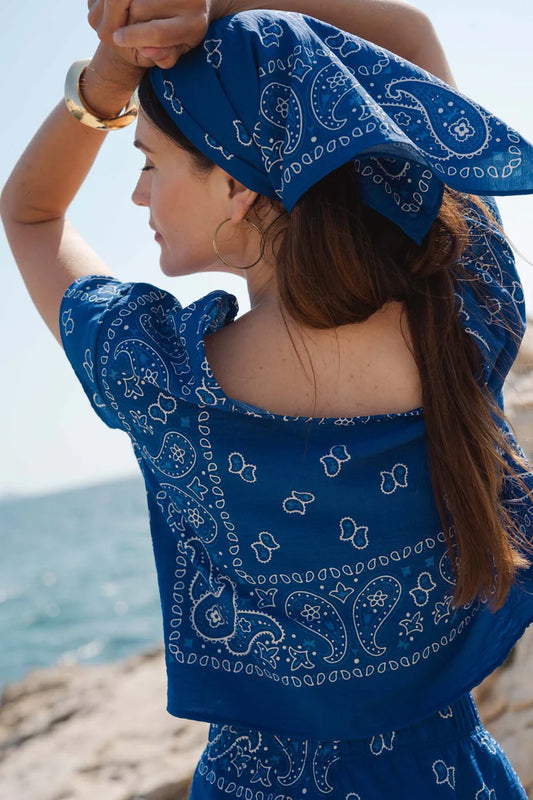 We Are Jolies - Bandana top - blauw