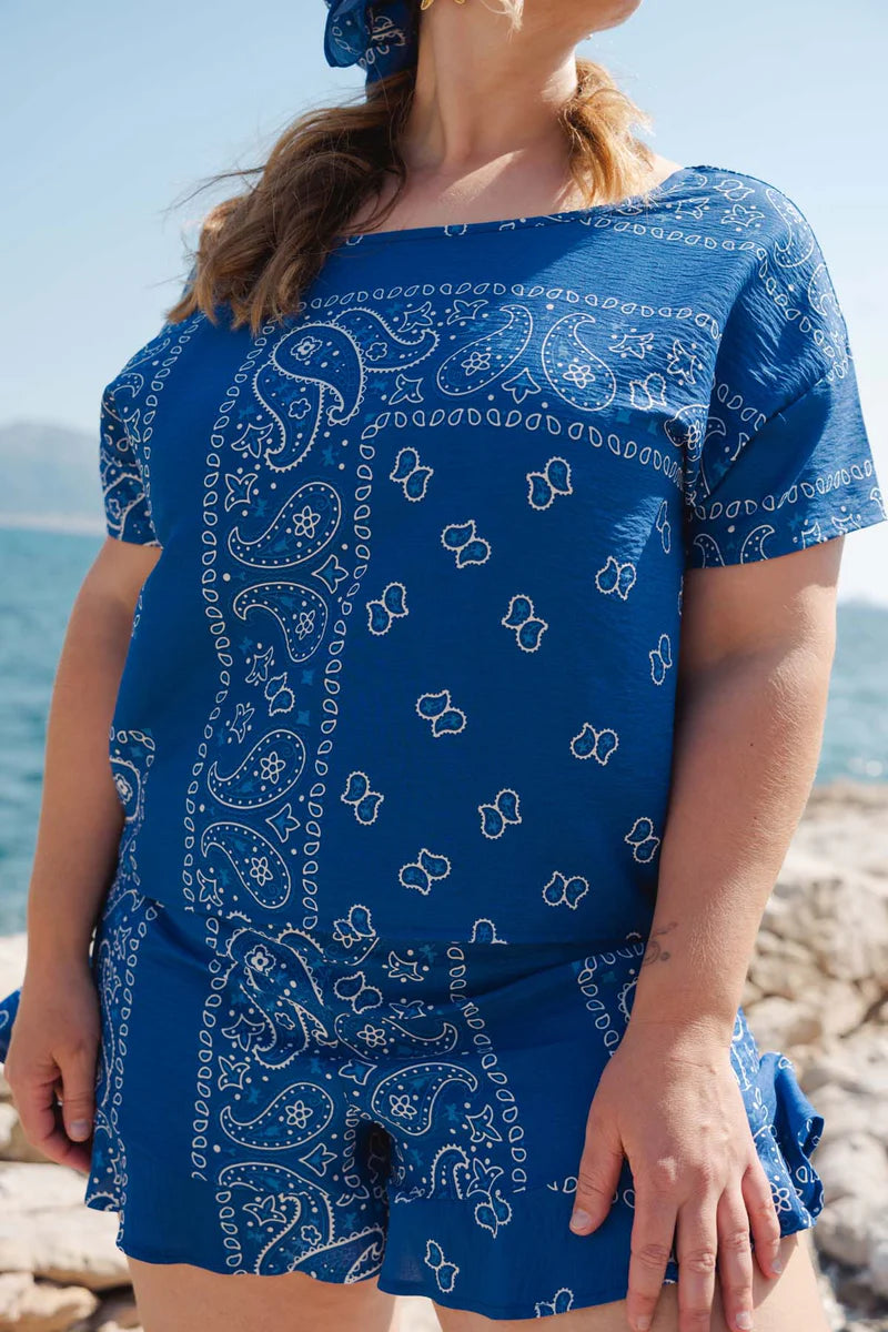 We Are Jolies - Bandana top - blauw