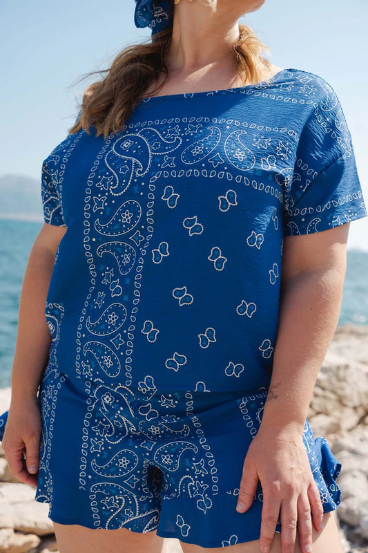 We Are Jolies - Bandana top - blauw