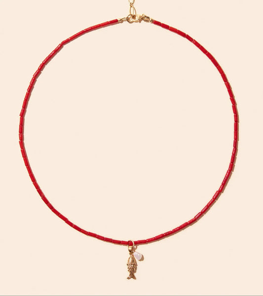 Camille Colette - Pez ketting rood
